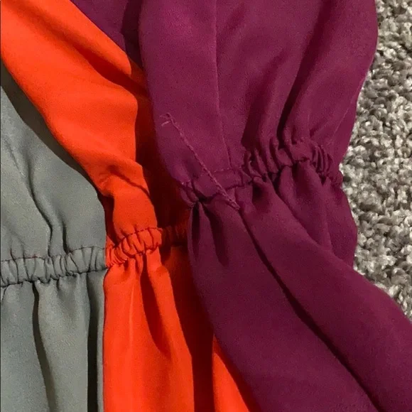 Mossimo Color Block Thin Strap V Neck Dress - Picture 9 of 9